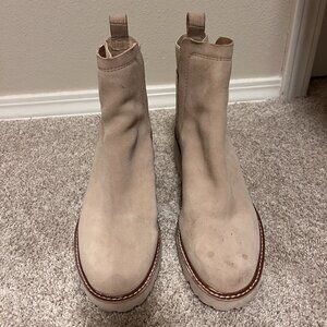 Dolce Vita Sandstone Chelsea Boots (Huey Style, Suede)